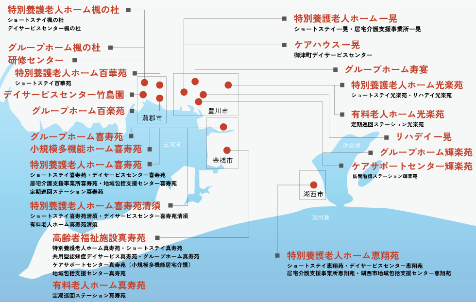 寿宝会運営施設一覧